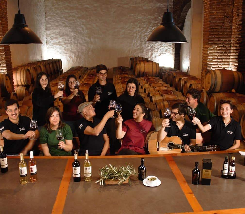 3L fles in Kist Herdade Paco de Conde Alentejano Tinto